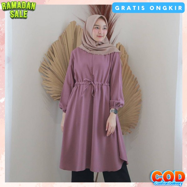 Tunik Fashion Muslim Atasan Muslim Bj Kondangan Bju Tonik Wnta Kekinian Tunix Wanita Kasual Pakean T