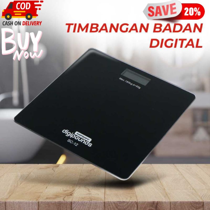 Timbangan Berat Badan Digital Dewasa / Timbangan Berat Badan Digital Akurat - SC-12