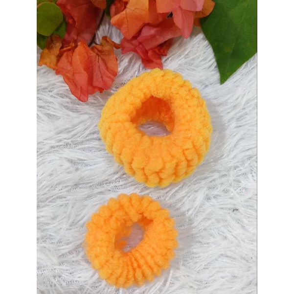 ikat rambut donat beranak 2 pcs/ Ikat rambut korea