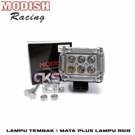 Lampu Tembak wcl 6 led strobo 4612 universal mio beat vario xion scoopy dll