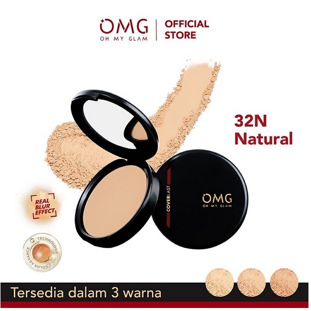 OMG OH MY GLAM Two Way Cake (Bedak Padat) | Maskara | Foundation | ❤ jselectiv ❤ OMG - ORI✔️BPOM✔️COD✔️