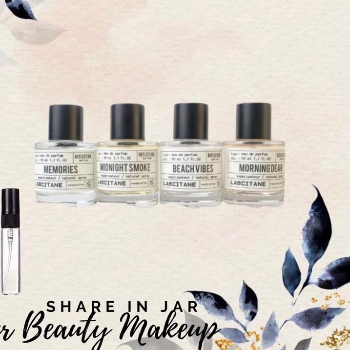 id Bb0B5 Share in Jar Parfume Decant Parfum Labcitane Fete Privee Vanilla Roses Saffron Noir Rose Pe
