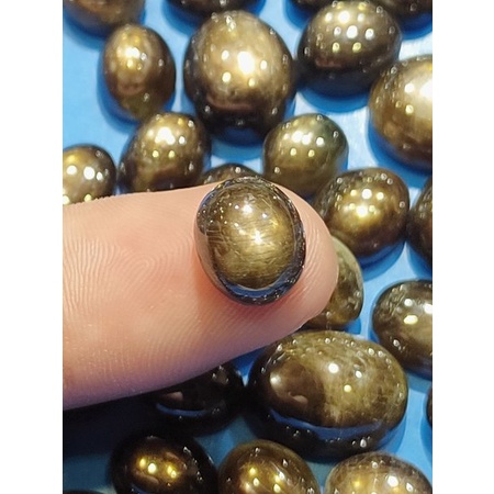 Batu Akik Permata Black Safir Sapphire 6 Star 3s156