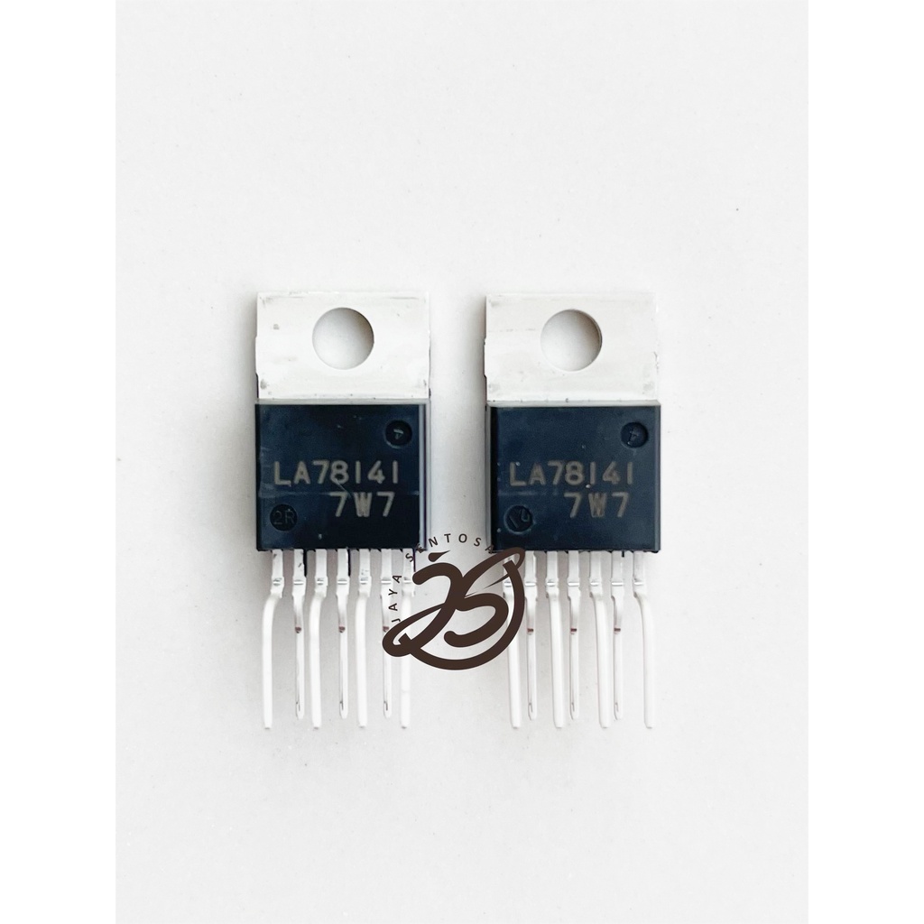 1 BUAH IC VERTIKAL LA78141 ASLI ORIGINAL MERK ON IC VERTICAL LA 78141 LA78141-E ASLI ORI