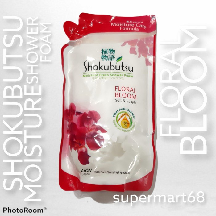 

SHOKUBUTSU SABUN MANDI REFILL FLORAL BLOOM 550G