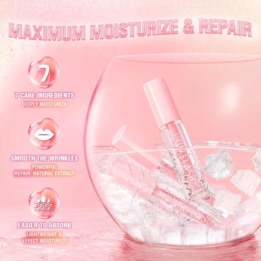 [BPOM&amp;ORI] PINKFLASH More&amp;More Moisture Lightweight Lip Oil Moisturize Repair Reduce Wrinkles Multi-use Natural