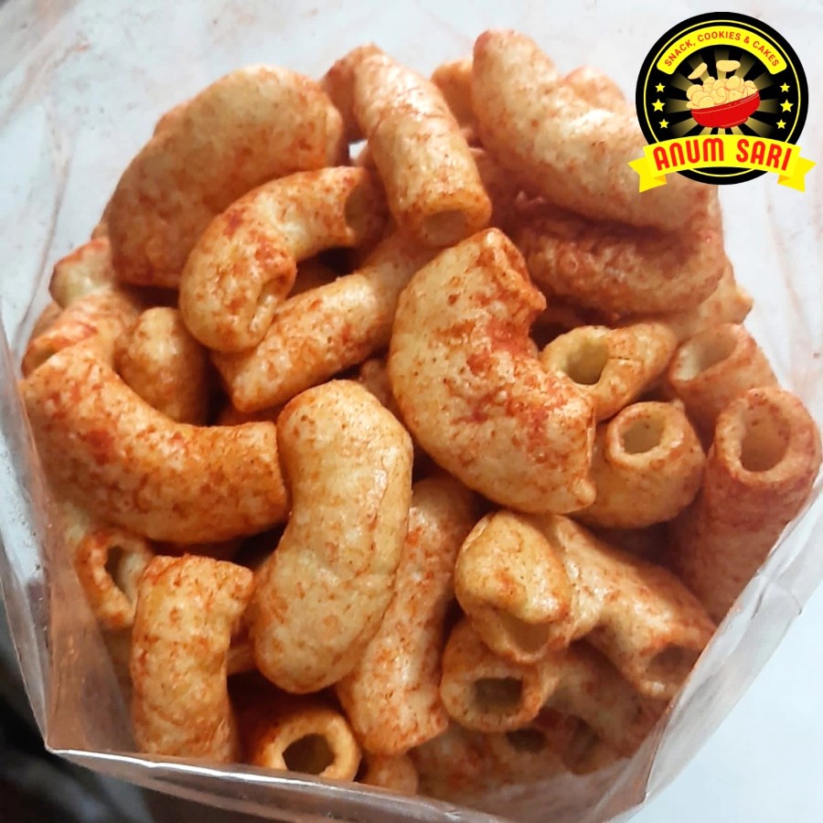 

Kerupuk Makaroni Balado Pedas LARISS 250 Gram - Anum Sari