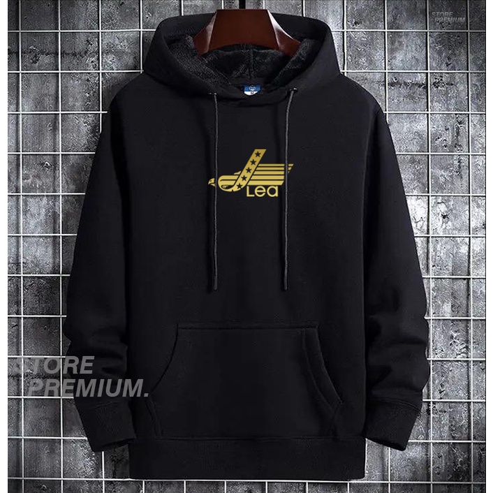 Promo Jaket Hoodie Lea Text Gold  Premiun Sweater Hoodie Pria Keren
