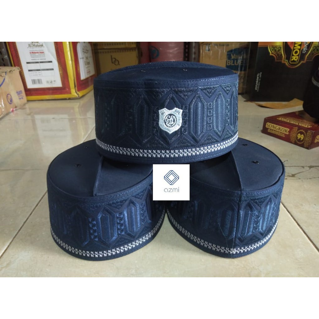 Peci Kopiah Assagofah Biru Navy / peci asagofah / peci assaqofah