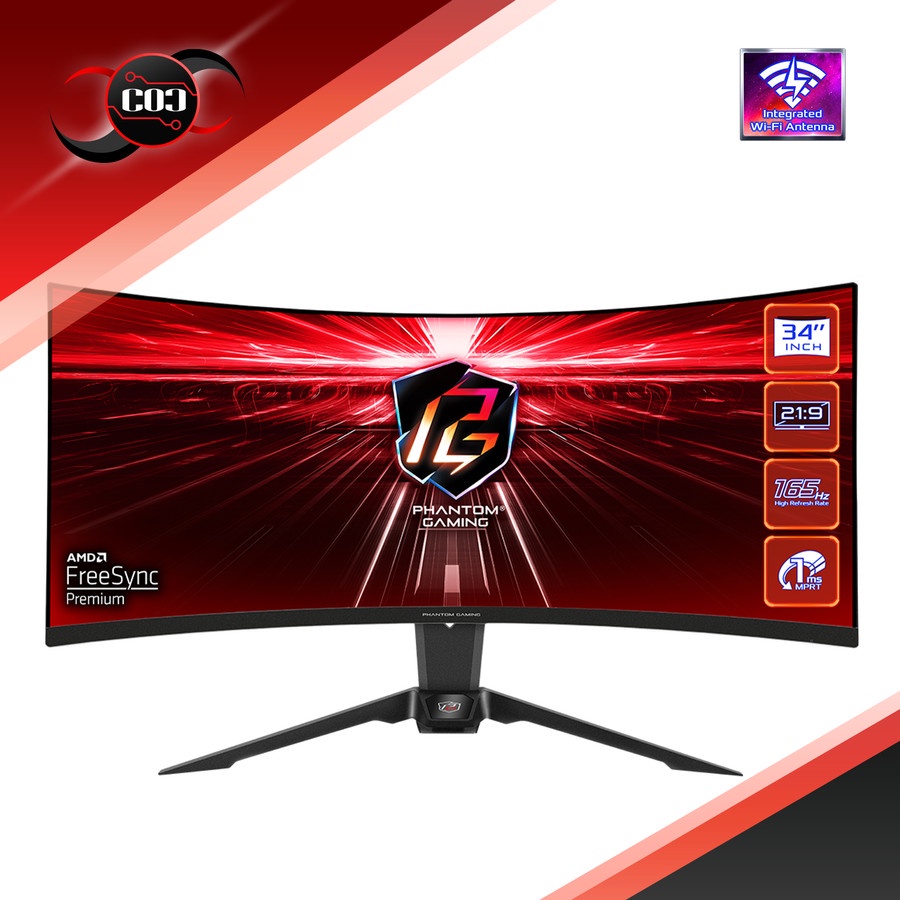 ASRock PG34WQ15R2B Monitor Gaming