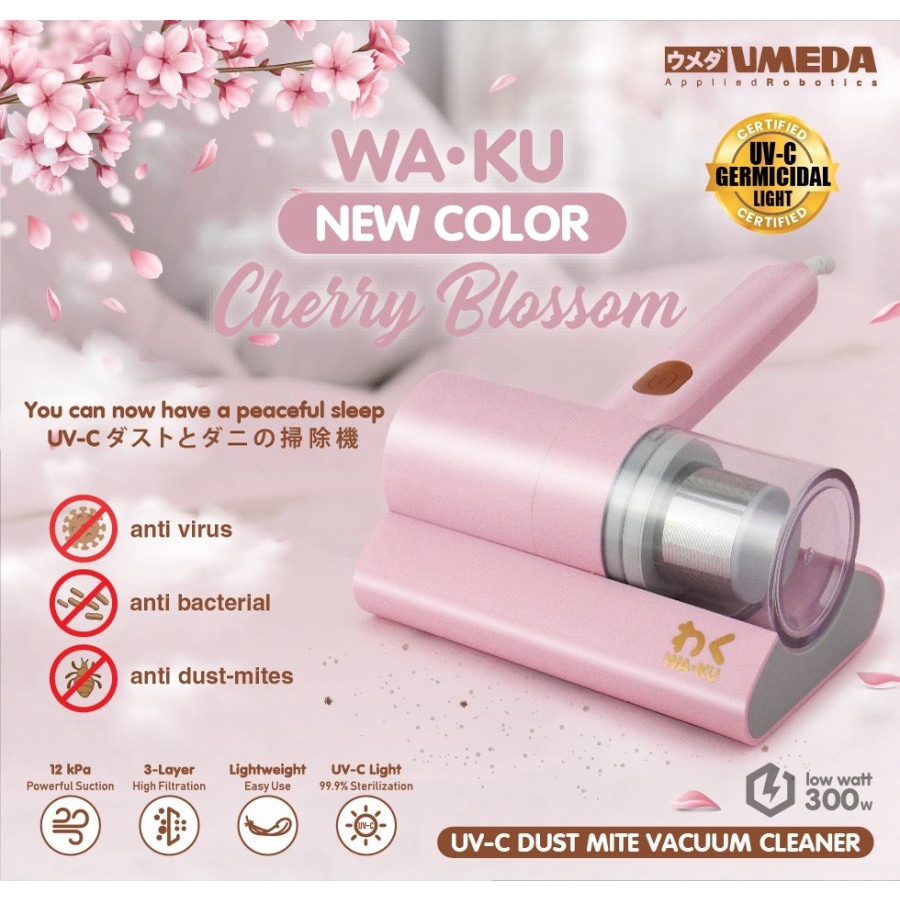 Umeda Waku UV-C Dustmite Vacuum Cleaner Kasur Pembersih Sedot Tungau