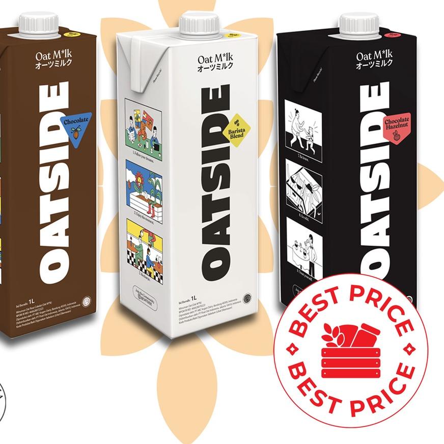 

♟ OATSIDE - SEMUA VARIAN OAT MILK BARISTA BLEND/ CHOCOLATE/ CHOCOLATE HAZELNUT - 1 LITER (ORGANIK, LACTOSE & DAIRY FREE) ➤