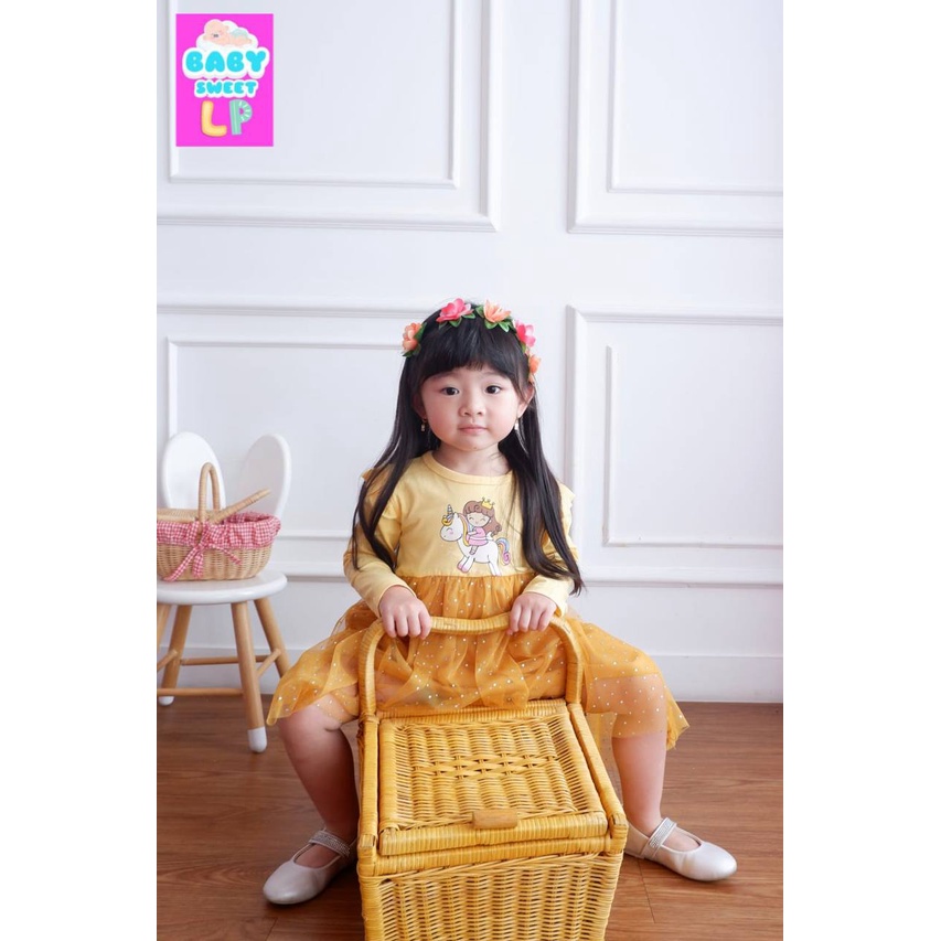 Dress balita Cute Princess Series 6bln - 6 thn by Baby sweet LP