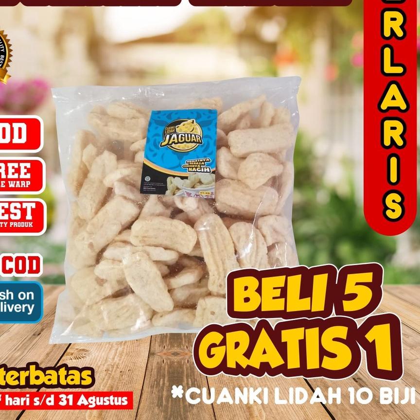 

✱ CUANKI LIDAH 300Biji TERMURAH TOPING BASO ACI CUANKI KERING KHAS GARUT BAHAN SEBLAK INSTAN ✥