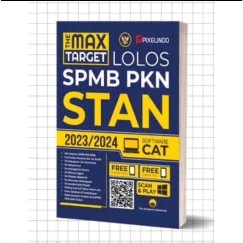 BUKU MAX TARGET LOLOS SPMB PKN STAN 2023 2024