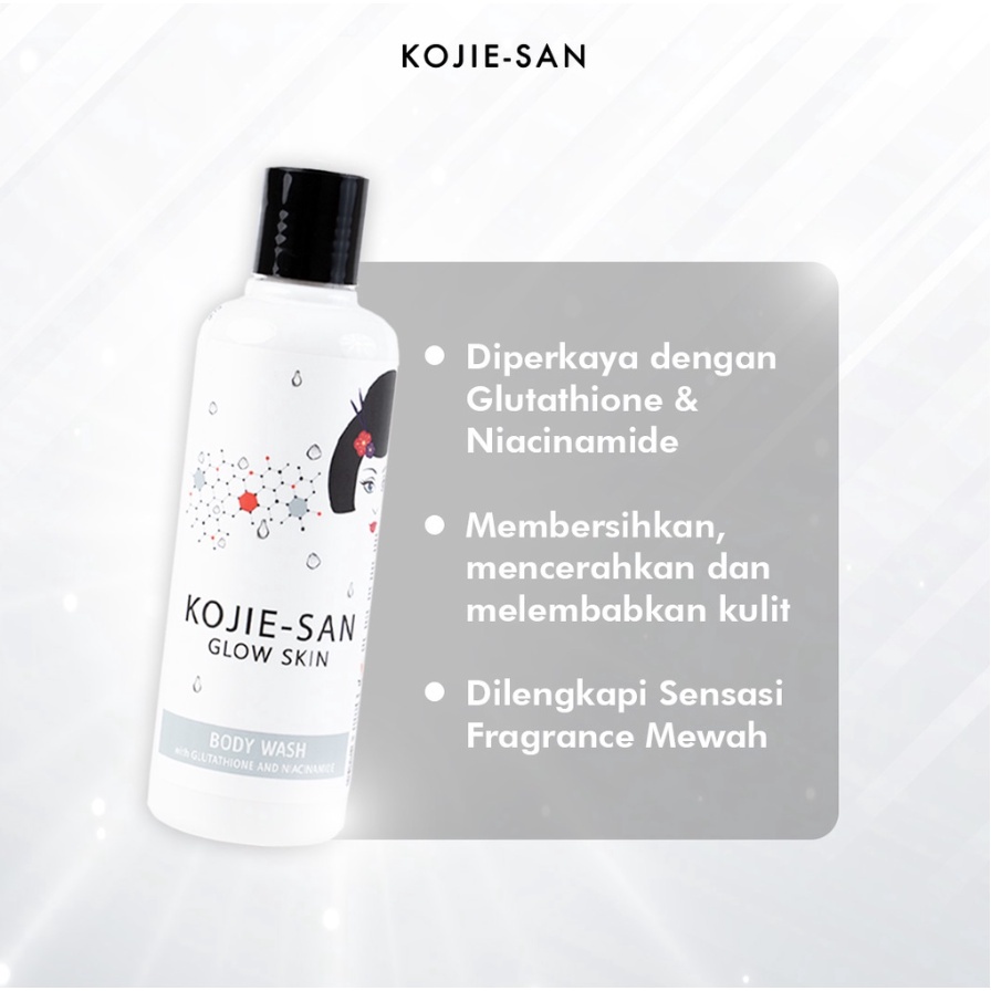 Kojie San Body Wash 250ml BPOM - Sabun Mandi Cair Kojie-San