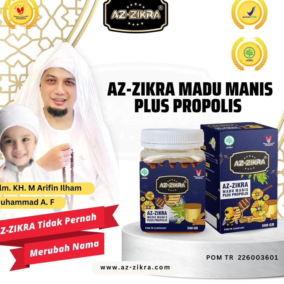 

✬ Azzikra Hutan Super / Azzikra Manis plus propolis 500gr Asli ➨