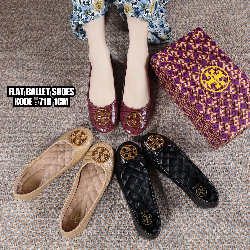 T B FLAT BALLET SHOESSS 718