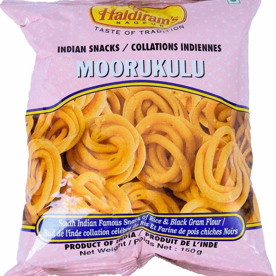 

Camilan Instan HALDIRAMS MOORUKULLU 150 GM