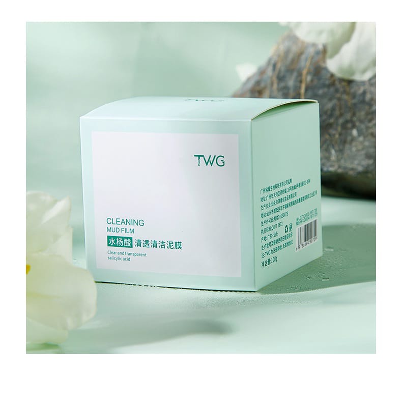 TWG Mugwort Mud Mask Salicylic Masker Lumpur Green Tea Pembersihan Komedo