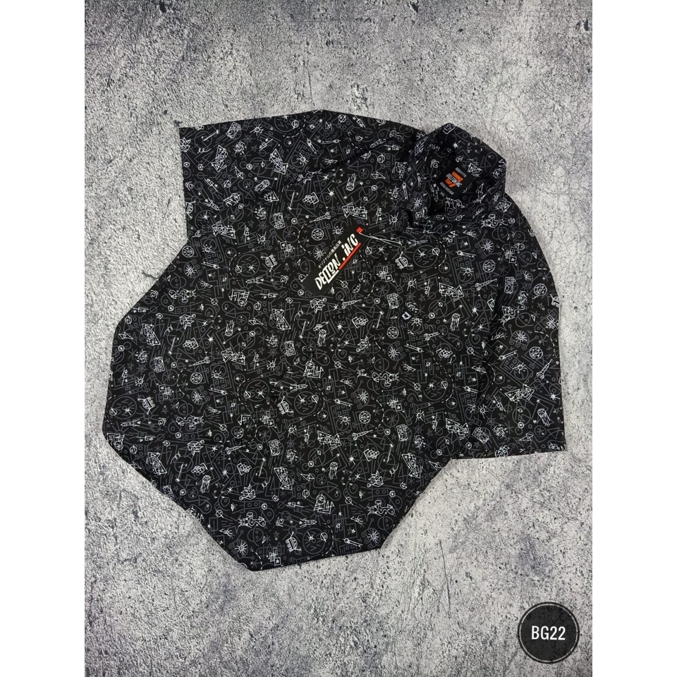 Kemeja Pria Big Size / Kemeja Pria Jumbo / Kemeja Pria Lengan Pendek Ukuran XL/XXL/XXXL (BG13)