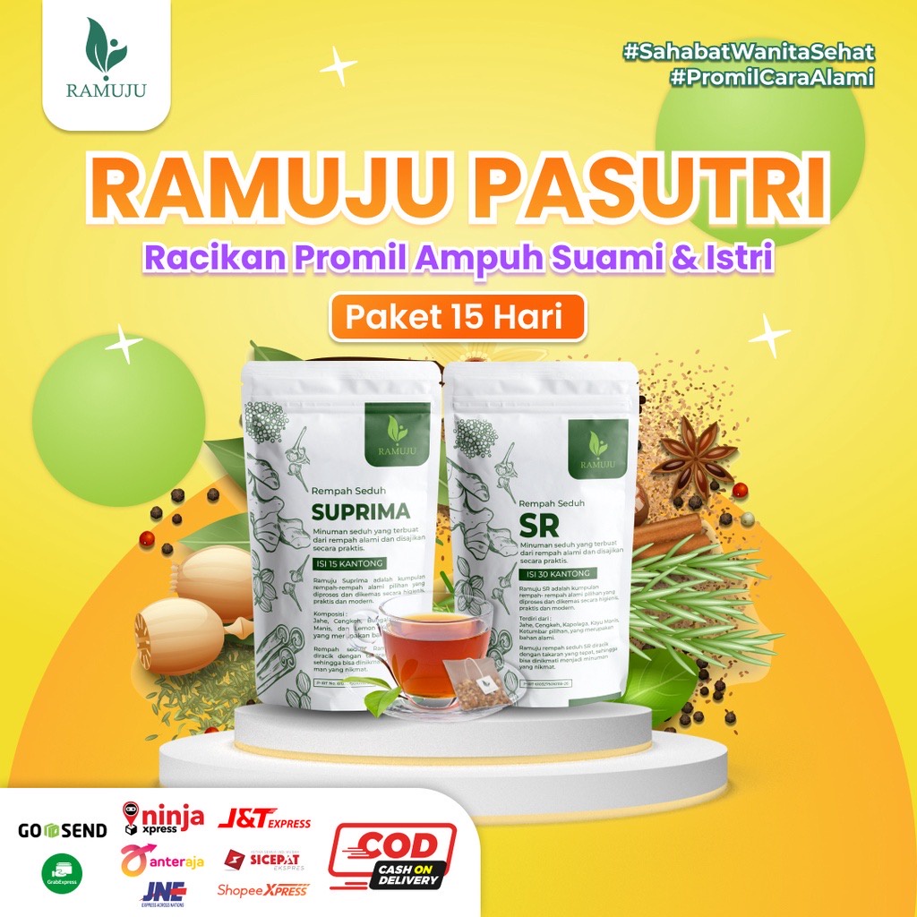 RAMUJU SR (Sehat Rahim) dan Suprima Promil Rempah Seduh Terlaris ORI