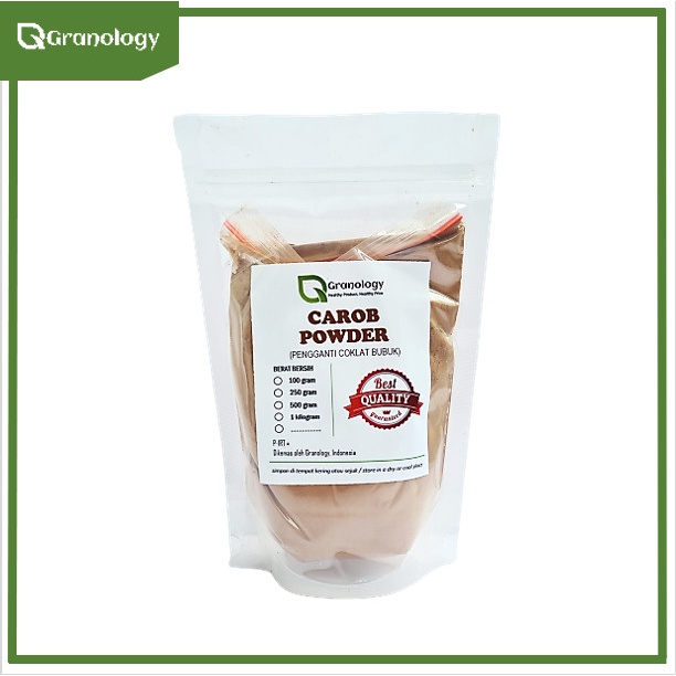 

Bubuk Coklat Pengganti / Carob Powder (250 gram) by Granology