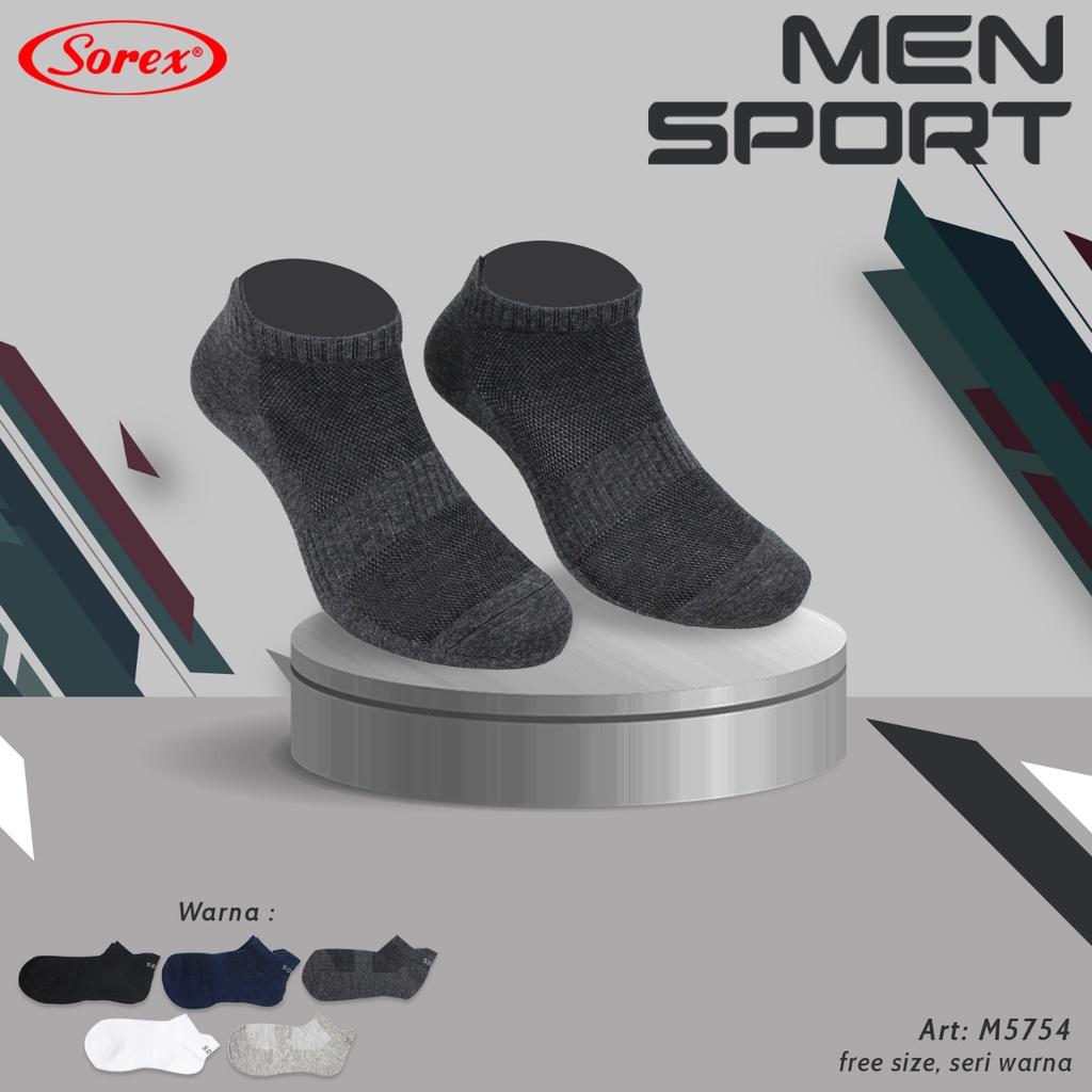 Kaos Kaki Pria Sorex Premium High Quality / Kaos Kaki Kerja Kantoran Anti Apek