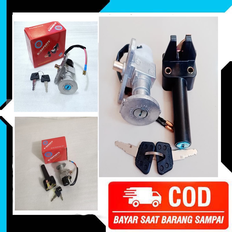 KUNCI KONTAK SET + JOK MOTOR YAMAHA VEGA ZR - VEGA ZR NEW - VEGA RR ASSY LENGKAP