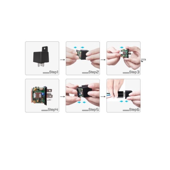 RB GPS Tracker berbentuk Relay GPS tersembunyi gps relay - Yuntrack CJ740