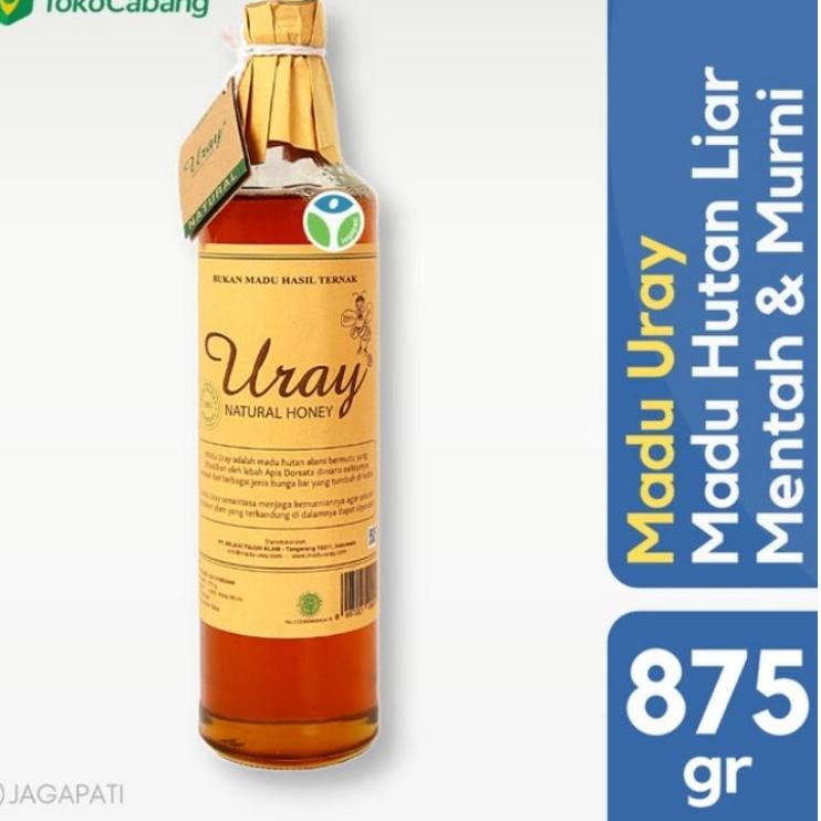 

♗ uray 875gr - Natural honey ( Free double bubble wrap+kardus. Bubble wrap ke 1 botol nya di bubble berlapis lapis dan dikemas kardus di bubble wrap LG kardus nya hingga ber lapis lapis) ⅎ