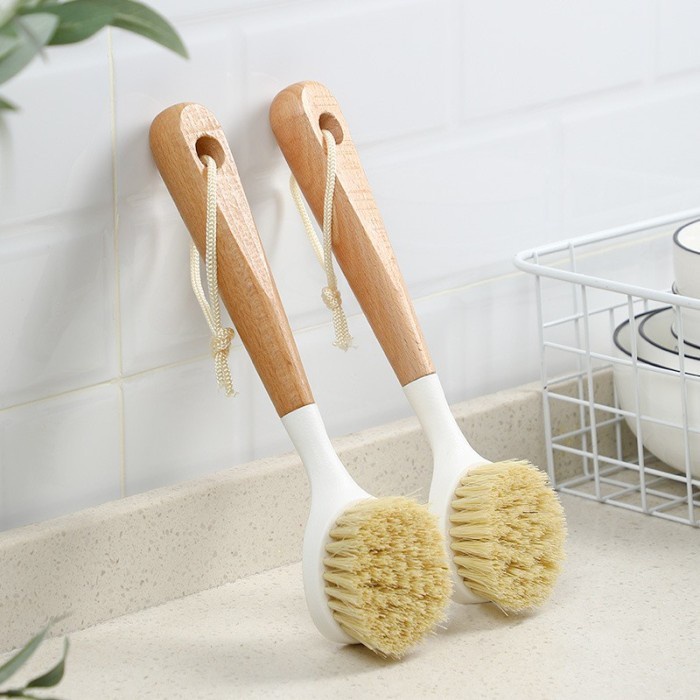 KITCHEN BRUSH POT CLEANING TOOL DISHWASHING WOOD BRUSH / SIKAT DAPUR SCUCI PIRING PEMBERSIH