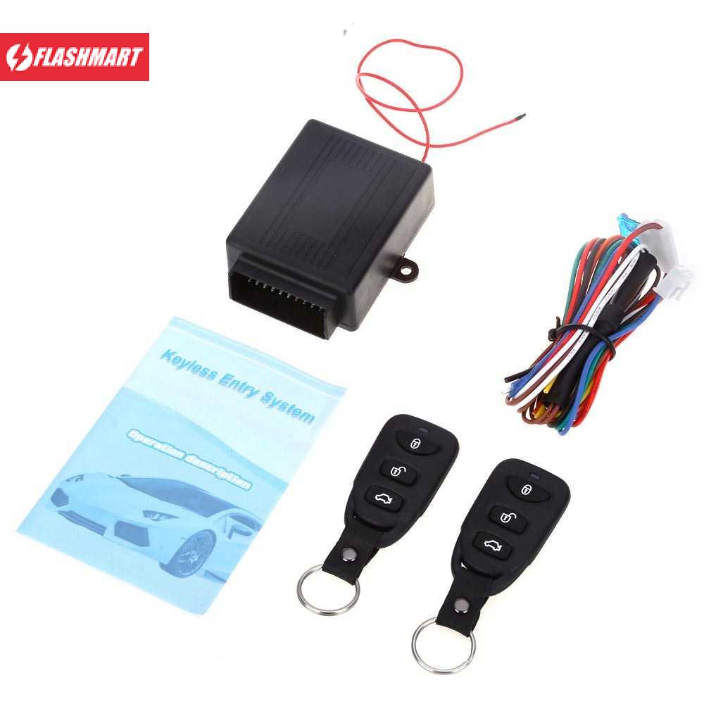Flashmart Keyless Entry System Remote Control Wireless Door Lock Mobil - LB-402