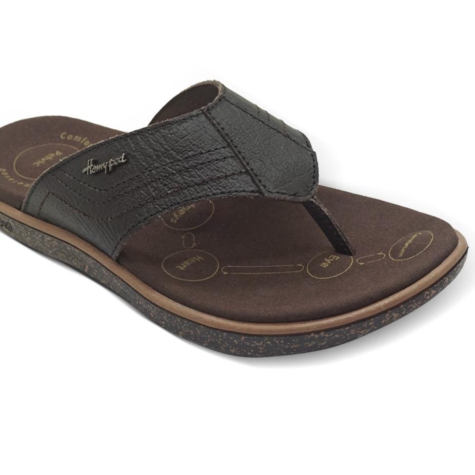 ❅ Homyped Alfapro 01 Sandal Jepit Kulit Terapi Pria ☁