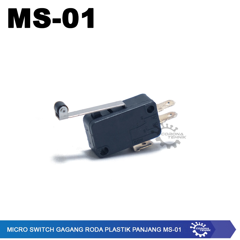 Micro Switch Roda Plastik Panjang - MS-01