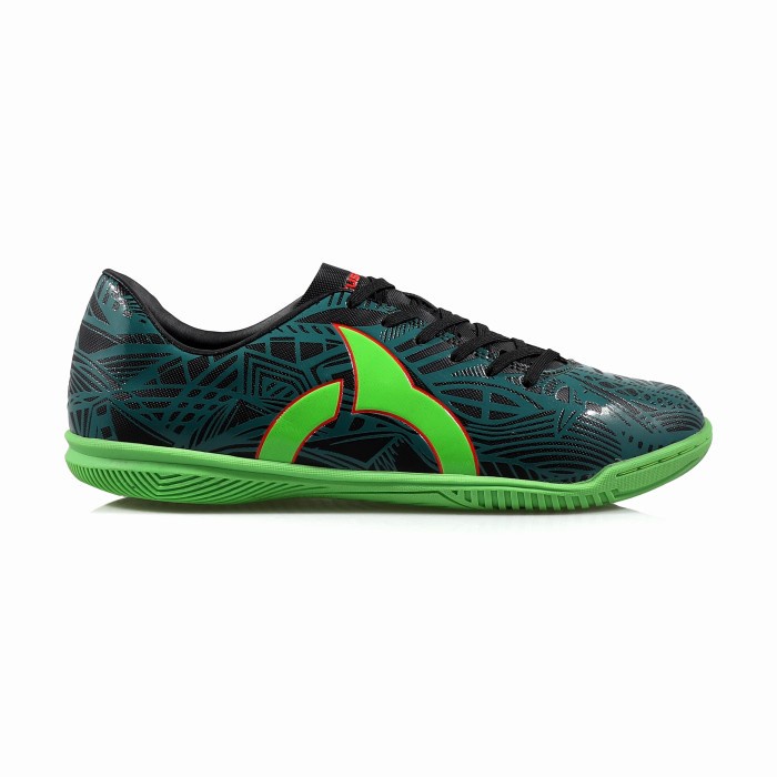 SEPATU FUTSAL ORTUSEIGHT AZTEC IN - GREEN BLACK