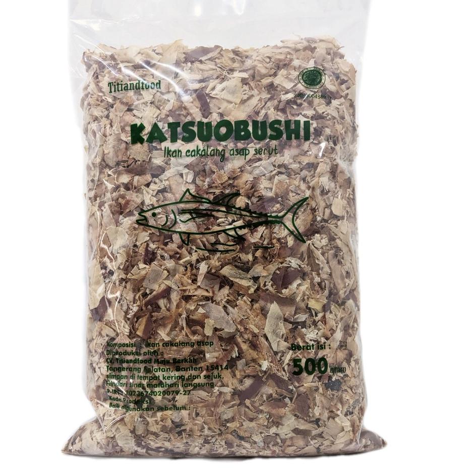 

★ Katsuobushi Lokal Halus @500gram, ikan cakalang serut taburan takoyaki ➧