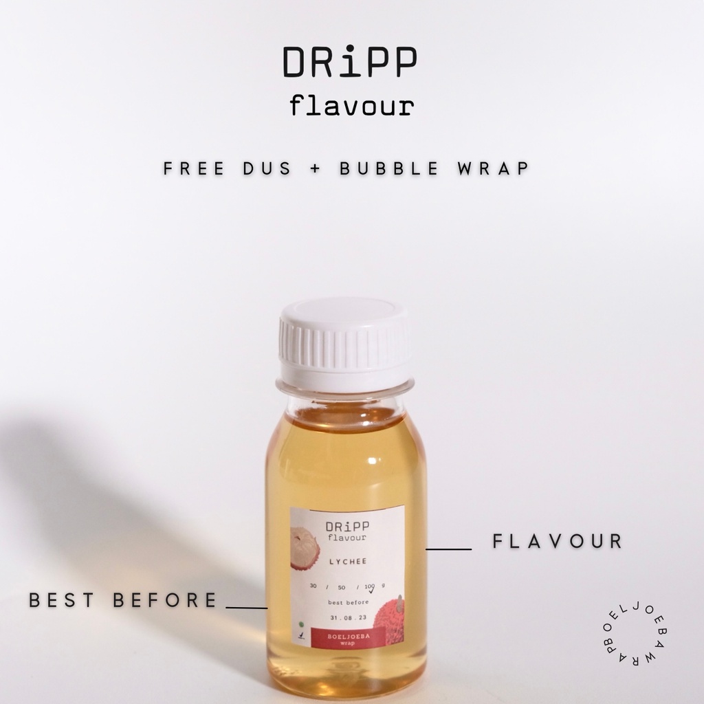Dripp Lychee Syrup Repack [30, 50, 100] g