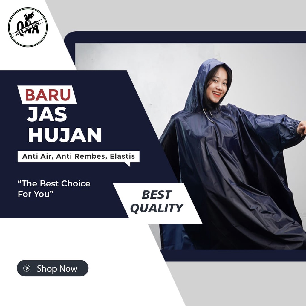 RAINCOAT, JAS HUJAN PONCO LENGAN Terbaik Dewasa Pria Wanita BY QNA Mantel Kelelawar/Batman