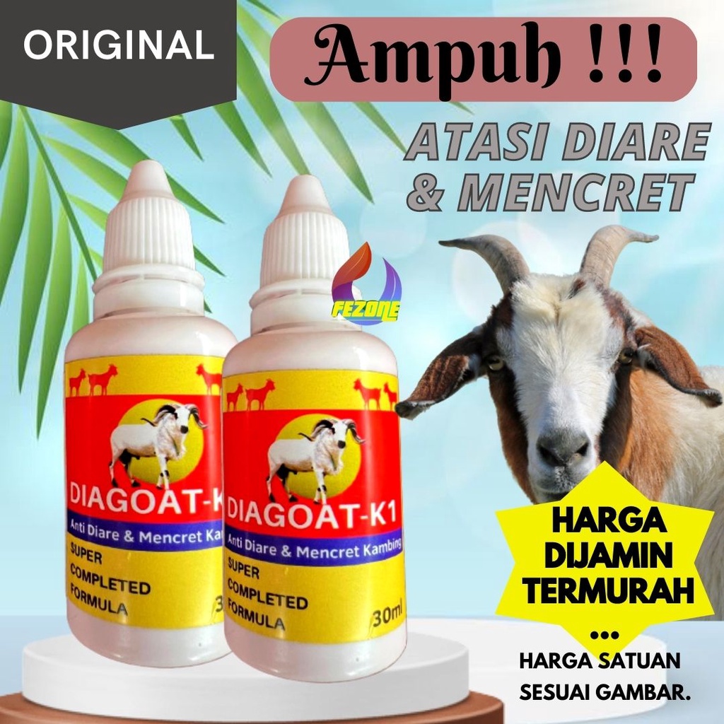 Obat Diare Mencret Kambing Domba Ampuh DIAGOAT K 1 FEZONE