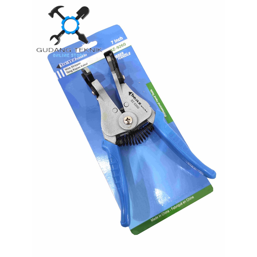 Tang Pengupas Kabel Otomatis 7&quot; BZ9260 BENZ / Automatic Wire Stripper 7 inch BZ 9260 - Tang Pemotong Pengupas Kabel BZ-9260 BENZ