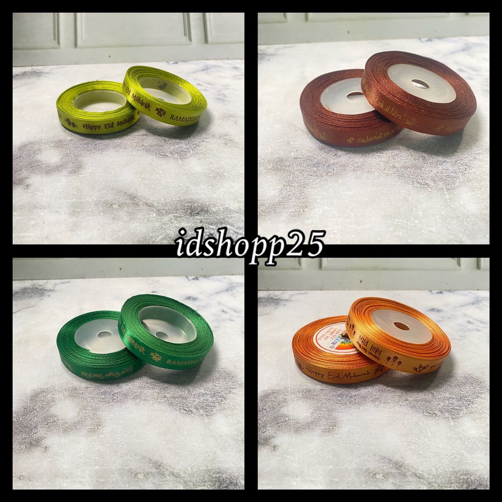 

PITA SATIN IDUL FITRI TIMBUL PREMIUM | PITA SATIN LEBARAN 18 METER 1 ROL