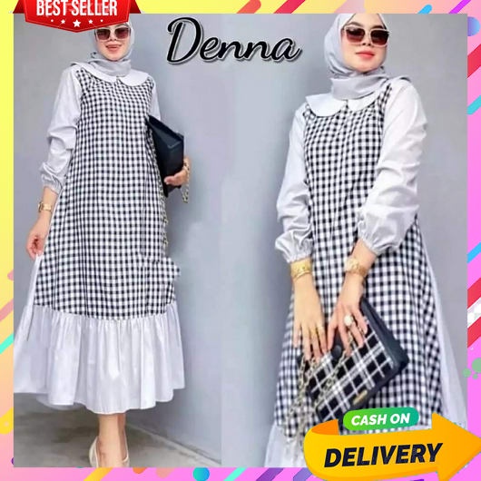 Gamis Lebaran Dewasa Terbaru Remaja Cewek Mewah Syari Khimar Games2021 Set Cadar Motif Busui Adem Ma