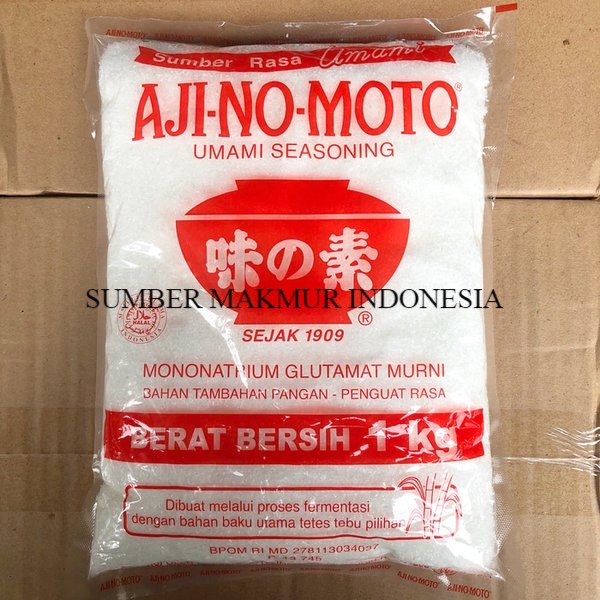 

AJINOMOTO 1 KG ( HALUS ) - DUS ISI 20 PCS