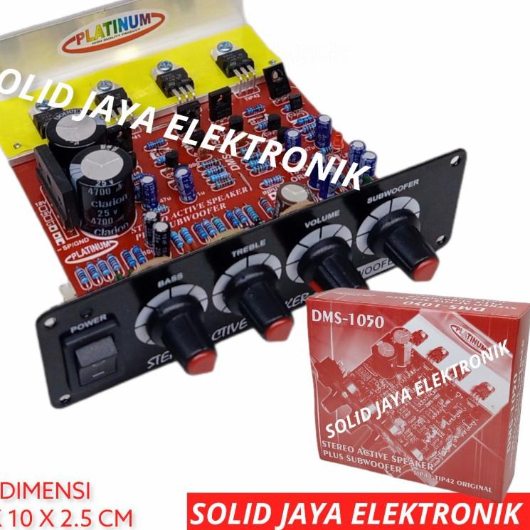♤ KIT POWER SPEAKER AKTIF DMS-1050 TR FINAL ASLI TIP41 TIP42 TRANSISTOR ASLI TIP 41 42 ORIGINAL PLUS