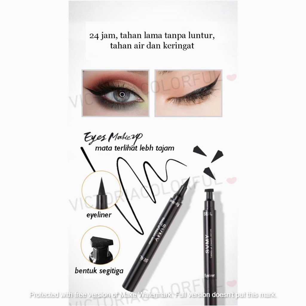 Lameila/SVMY~Times Of Frozen Sense Eyeliner(stamp eyeliner/waterproof)