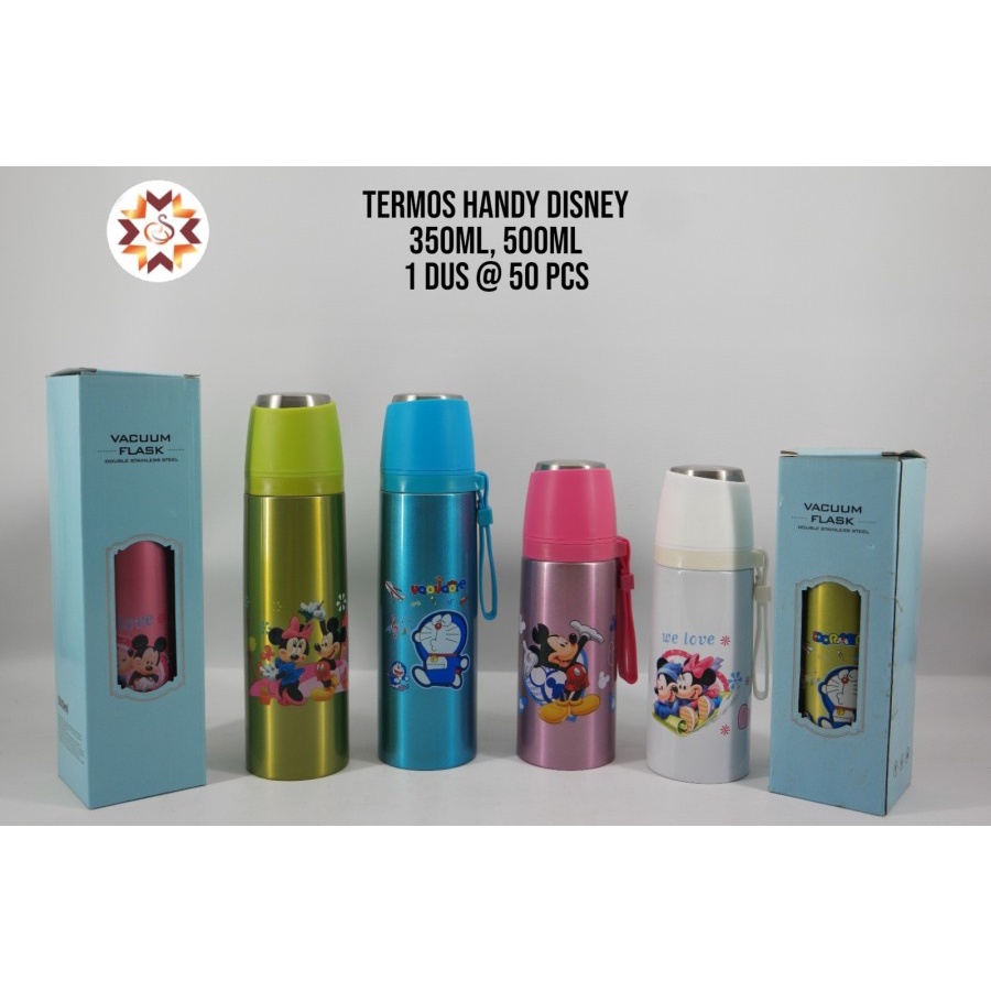 Termos Air Panas Dingin Motif Disney Vacuum Flask Termos Handy Disney 500ml