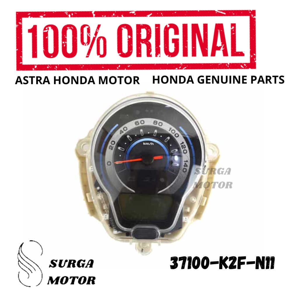 Speedometer Spidometer Meter Assy Combination New Scoopy K2F Esp ISS Keyless Original AHM 37100-K2F-
