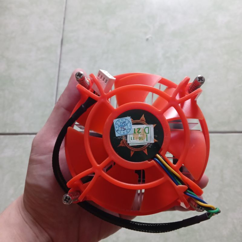 Fan Processor Kipas CPU LGA 1155 / 1156 Model Baut - Mtech