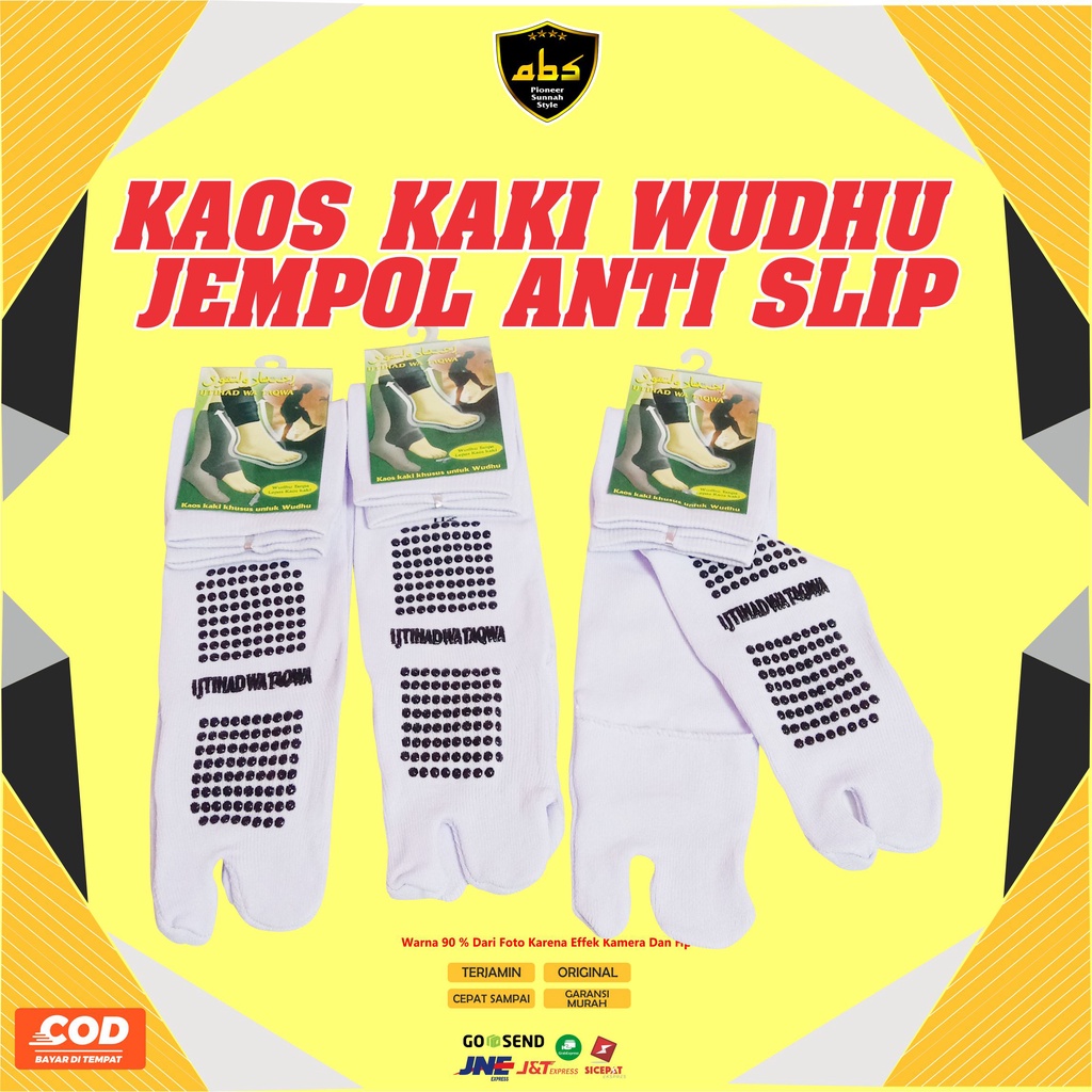 Kaos Kaki Wudhu Jempol Anti Slip Ijtihad Kaos Kaki Wanita Perlengkapan Haji Umroh Kaos Kaki Perempuan Muslimah